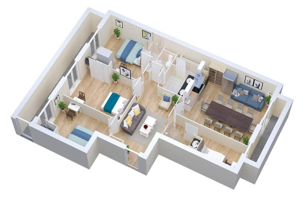 Climatise Gare Stcharles 4 Chambres Grand Balcon / Experience-Immo Μασσαλία Εξωτερικό φωτογραφία