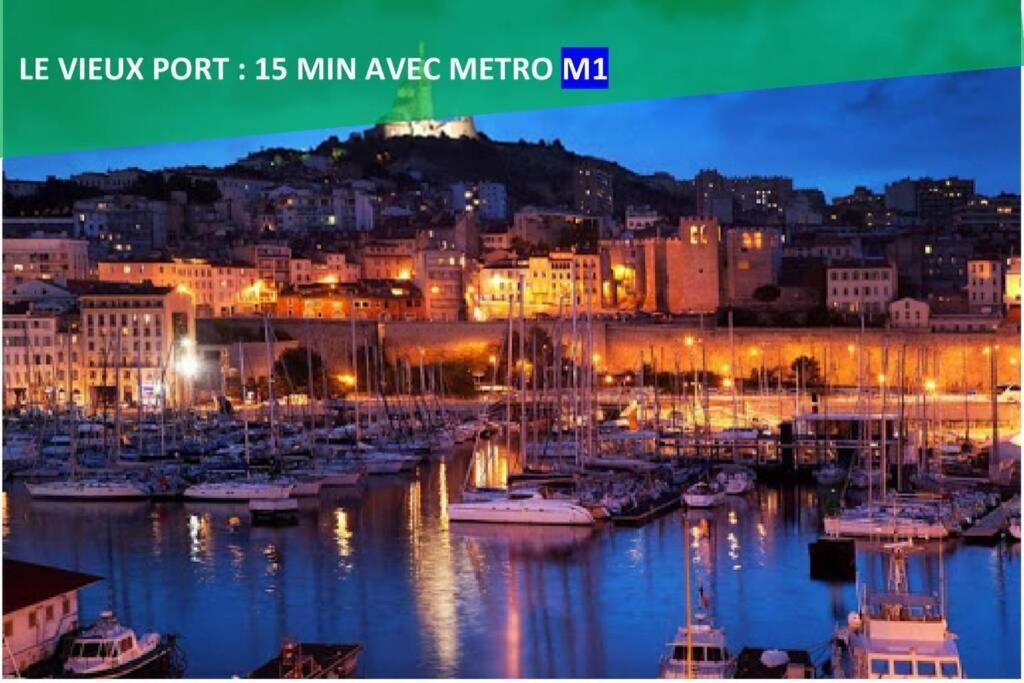 Climatise Gare Stcharles 4 Chambres Grand Balcon / Experience-Immo Μασσαλία Εξωτερικό φωτογραφία
