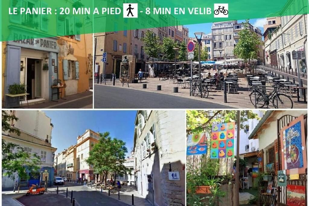 Climatise Gare Stcharles 4 Chambres Grand Balcon / Experience-Immo Μασσαλία Εξωτερικό φωτογραφία